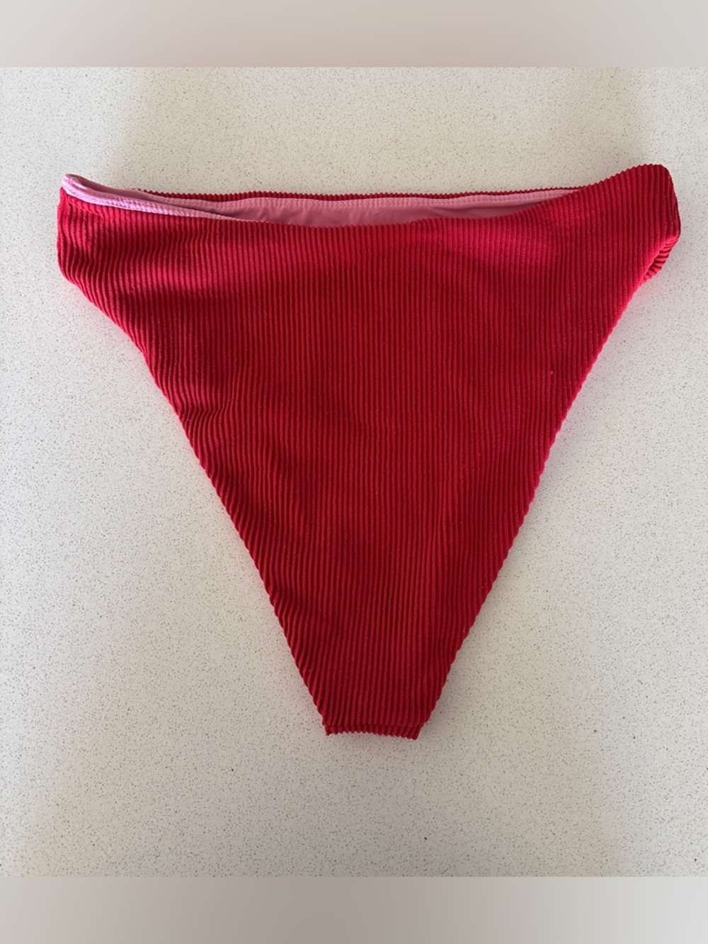 Farm Rio Ribbed High Waisted Bikini Bottom - Picture 3 of 6